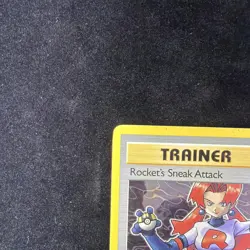 Pokemon Vintage Non-Holo Rare Rocket’s Sneak Attack 72/82 Team Rocket WotC - Image 3