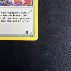Pokemon Vintage Non-Holo Rare Rocket’s Sneak Attack 72/82 Team Rocket WotC - Image 5
