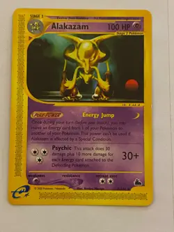 2003 Pokemon Alakazam 2/144 Skyridge Regular Mint and Never Played - Image 1