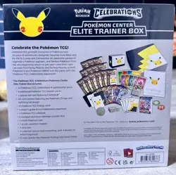 Pokemon TCG SEALED Pokemon Center Celebrations Elite Trainer Box (ETB) SWSH - Image 2