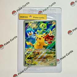 Pikachu SVP027 - Pokemon TCG Scarlet & Violet Promo Illustration Rare SEALED NM - Image 1