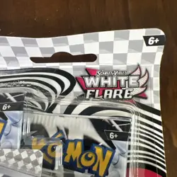 Pokemon TCG White Flare 3Pk Blister Tech Sticker Collection - Image 3