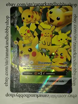Pokemon Pikachu V-UNION SWSH141 Black Star Promo NM - Image 1