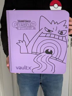 Vault X - 12 Pocket eXo-Tec Zip Binder Folder - Purple Pokemon Fusion Strike - Image 1