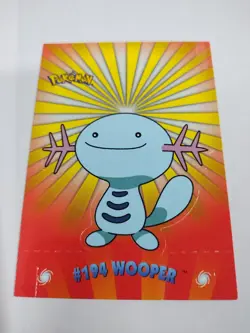MINT 2001 Topps Pokemon Johto Series 1 Pop-Up #3/10 Wooper TV Animation Edition - Image 1