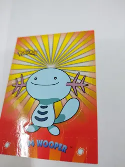 MINT 2001 Topps Pokemon Johto Series 1 Pop-Up #3/10 Wooper TV Animation Edition - Image 2