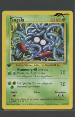 Tangela 1. Edition | Basis Set 66/102 | Pokemon Karte Deutsch NM- 1999 Base Set - Image 1