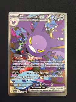 Pokemon TCG Team Rockets Crobat EX Destined Rivals #234/182 Sir NM Condition - Image 1