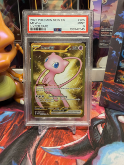 2023 | Pokemon 151 | Mew EX Hyper Rare | 205/165 | PSA 9 - Image 1