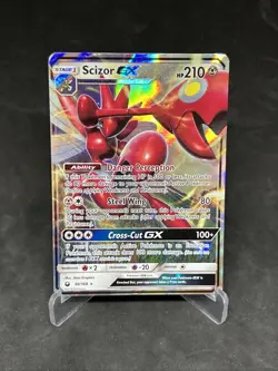 Pokemon TCG Scizor Celestial Storm 90/168 GX Full Art - Image 1