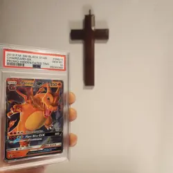2019 Pokemon Black Stars Promo Charizard GX SM211 PSA 10 - Image 4