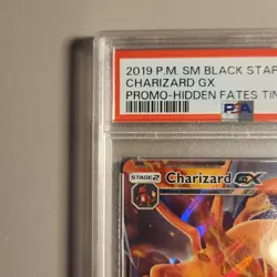 2019 Pokemon Black Stars Promo Charizard GX SM211 PSA 10 - Image 5