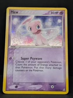 Mew 111/110 Holon Phantoms Holo Ultra Rare Pokemon TCG Nintendo MP+ - Image 3