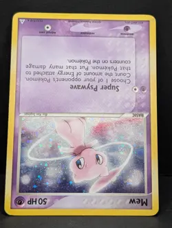 Mew 111/110 Holon Phantoms Holo Ultra Rare Pokemon TCG Nintendo MP+ - Image 4