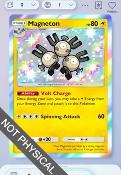 Pokemon TCG POCKET - Magneton Shiny 1⭐, Wisdom of Sea and Sky, English - Image 1