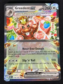 Pokemon Greedent EX 179/197 Ultra Rare Holo (NM) - Image 1