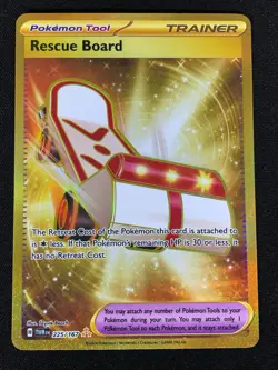 Pokemon Rescue Board 225/167 Secret Rare Holo (NM) - Image 1