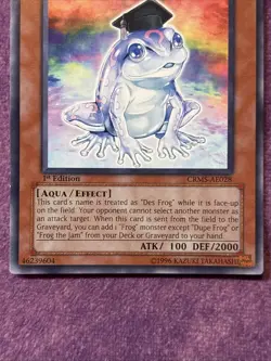 1x CRMS-AE028 Dupe Frog Rare LP Asian English YuGiOh - Image 3