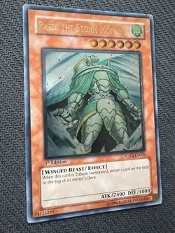 Yugioh Raiza the Storm Monarch 1st Edition Ultimate Rare FOTB-EN026 LP - Image 2