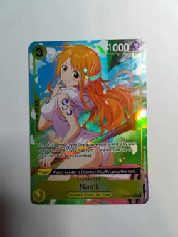🏴‍☠One Piece Is Real Egghead Nami (B) ST29-008 Alt Art Foil Lets Go!!🏴‍☠ - Image 1
