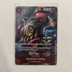 RARE General Franky P-027 ONE PIECE TCG CS 2023 Championship Event Promo Foil - Image 1