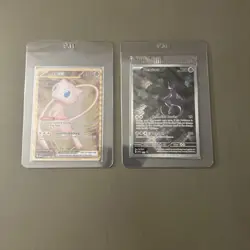 Pokemon TCG: Mewtwo 052 Sv: Scarlet & Violet Promo Cards Sealed & Mew Metal Card - Image 1