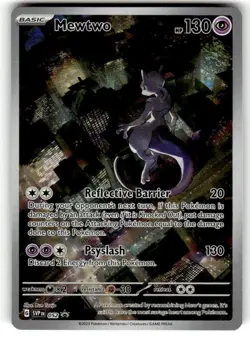 Pokemon TCG SV: Scarlet & Violet Promo Cards #052 Mewtwo NM - Image 1