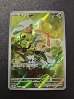 Pokemon TCG: Scarlet & Violet 151 • Caterpie 172/165 Illustration Rare • NM - Image 1