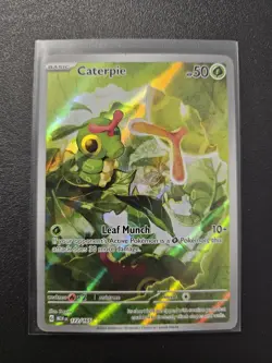 Pokemon TCG: Scarlet & Violet 151 • Caterpie 172/165 Illustration Rare • NM - Image 3
