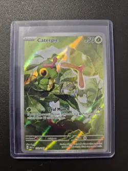 Pokemon TCG: Scarlet & Violet 151 • Caterpie 172/165 Illustration Rare • NM - Image 4