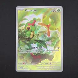 Pokemon TCG Card Caterpie 172/165 S&V 151 Illustration Rare *English* - NM - Image 1