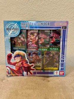 One Piece Card Game TCG Illustration Box Vol. 3 - Factory Sealed Luffy & Zoro - Image 1