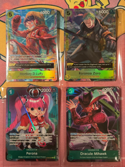 One Piece TCG Illustration Box Vol 3 and 4 Promos Set - SEALED - Image 1
