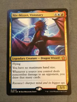 Niv-Mizzet, Visionary Foundations Regular NM Mythic 0123 Free Shipping - Image 1