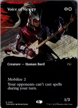 Magic | TDM | Voice of Victory (Borderless) | 331 | NM | Foil - Image 1