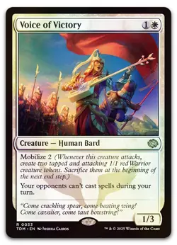 Voice of Victory #33 (Foil) (NM) Tarkir Dragonstorm TDM Magic MTG - Image 1