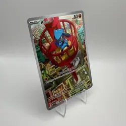 Pokemon Riolu 010 Black Star Promo Mega Evolution ETB Holo TCG Card - Image 3