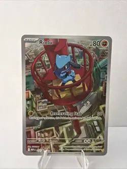 Pokemon TCG - Riolu 010 - MEP 010 2025 Mega Evolution ETB Black Star Promo Card - Image 1