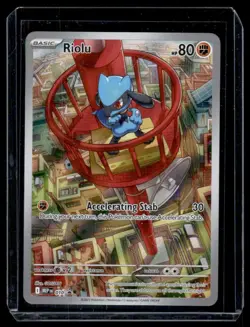 Pokemon TCG Riolu MEP 010 2025 Mega Evolution ETB Black Star Promo Card - Image 1