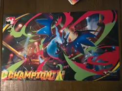 Mega Charizard X CHAMPION PLAYMAT Play Pokemon League Cup Pokemon TCG - Image 1