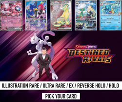 Pokemon Destined Rivals: Pick Your Card - Full Art/ex/Reverse Holo/Holo NM TCG - Image 1