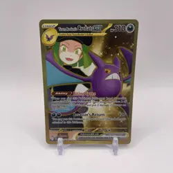 Team Rockets Crobat EX SV Destined Rivals Hyper Rare Gold 242/182 NM Pokemon TCG - Image 1