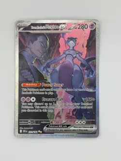 Team Rockets Mewtwo EX Sir Destined Rivals Card Pokemon TCG 231/182 PACK FRESH!! - Image 1