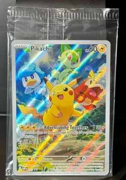 Pokemon Pikachu SVP027 Black Star Promo Paldea Evolved ETB Exclusive - Sealed NM - Image 1