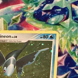 Lumineon 11/123 Holo Rare Mysterious Treasures Set Pokemon Card 2007 (hp) - Image 2
