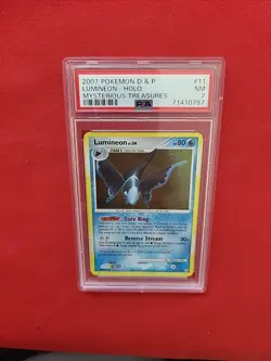 Pokemon: Lumineon #11/123 Holo Rare Mysterious Treasures 2007 - PSA 7 - E26 - Image 4
