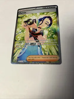 Pokemon TCG Trainer Perrin Special Illustration Card Twilight Masquerade 220/167 - Image 4