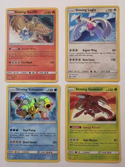 Pokemon TCG Shining Legends Shining Card Lot 2017 Near Mint - Image 1