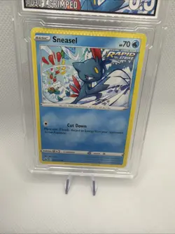 Pokemon TCG Sneasel 030/198 Chilling Reign Crimped Error Card Graded EGC 8.5 - Image 3