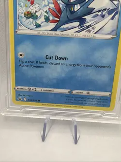 Pokemon TCG Sneasel 030/198 Chilling Reign Crimped Error Card Graded EGC 8.5 - Image 5